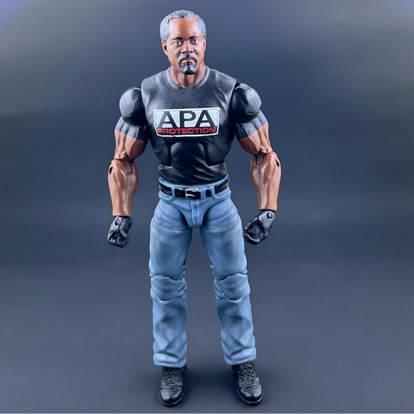 Mattel WWE Elite 38 APA Bradshaw JBL Farooq Ron Simmons Wrestling Action Figures - Picture 6 of 10